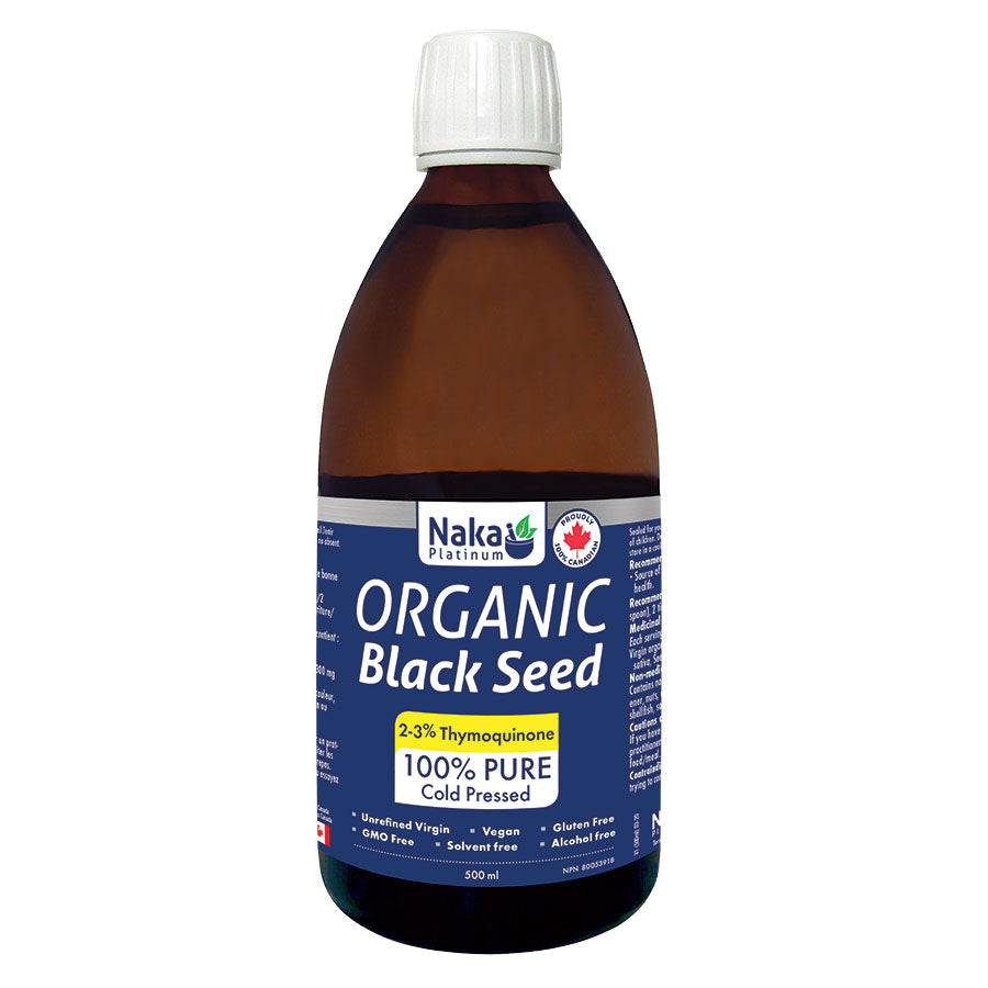 Bonus Size) Platinum Organic Black Seed Oil - 100ml or 300ml or