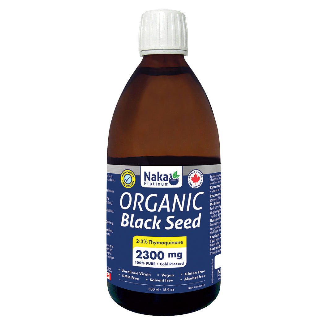 (Bonus Size) Platinum Organic Black Seed Oil - 125ml or 300ml or 500ml