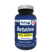 Load image into Gallery viewer, (Bonus Size) Platinum Betaine HCL - 75/150 vcaps
