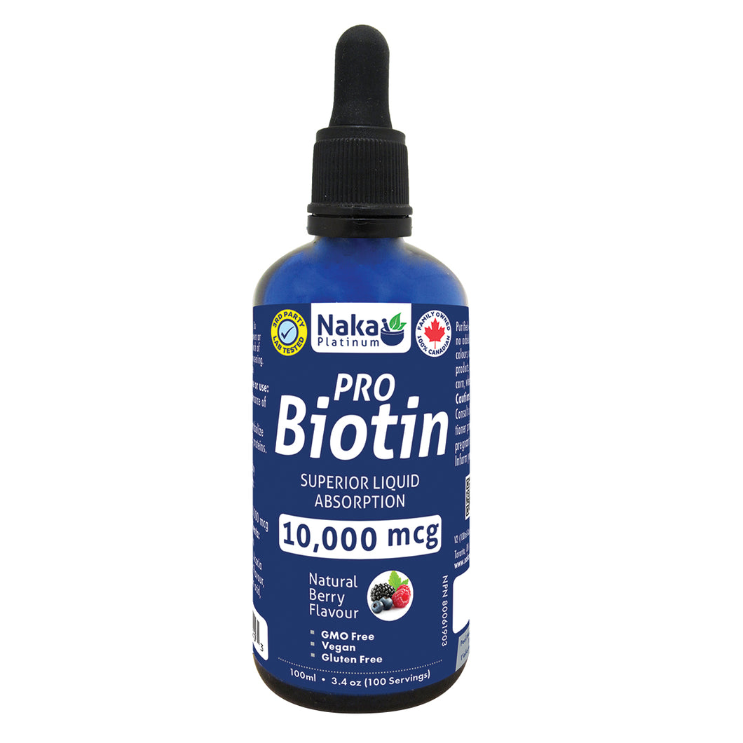 (Taille bonus) Platinum Pro Biotine 10 000 mcg - 100 ml