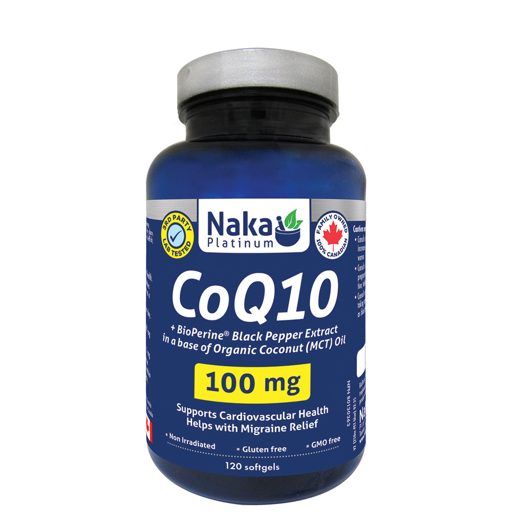 (Bonus Size) Platinum CoQ10 100mg - 120 softgels