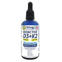 Charger l'image dans la galerie, (Bonus Size) Platinum BioActive D3+K2 in MCT oil 2500IU - 30/50/100ml
