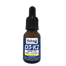 Load image into Gallery viewer, (Bonus Size) Platinum D3+K2 in MCT oil - 30/50/100ml
