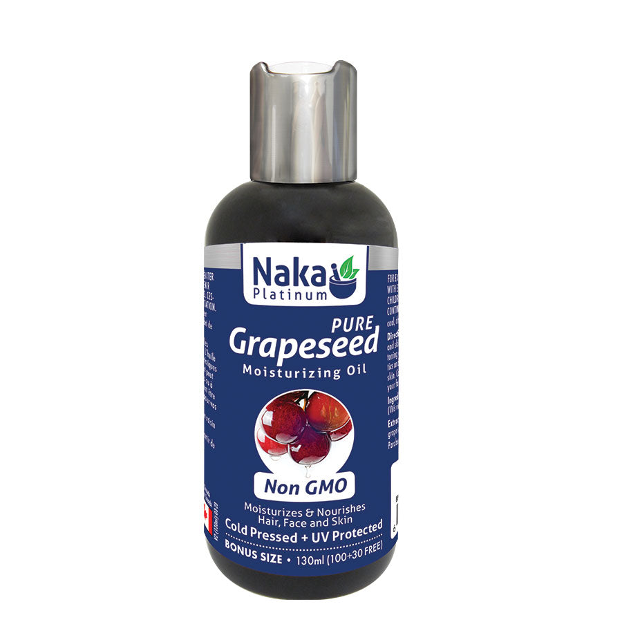 (Bonus Size) Platinum Moisturizing Oil - Grapeseed - 130ml