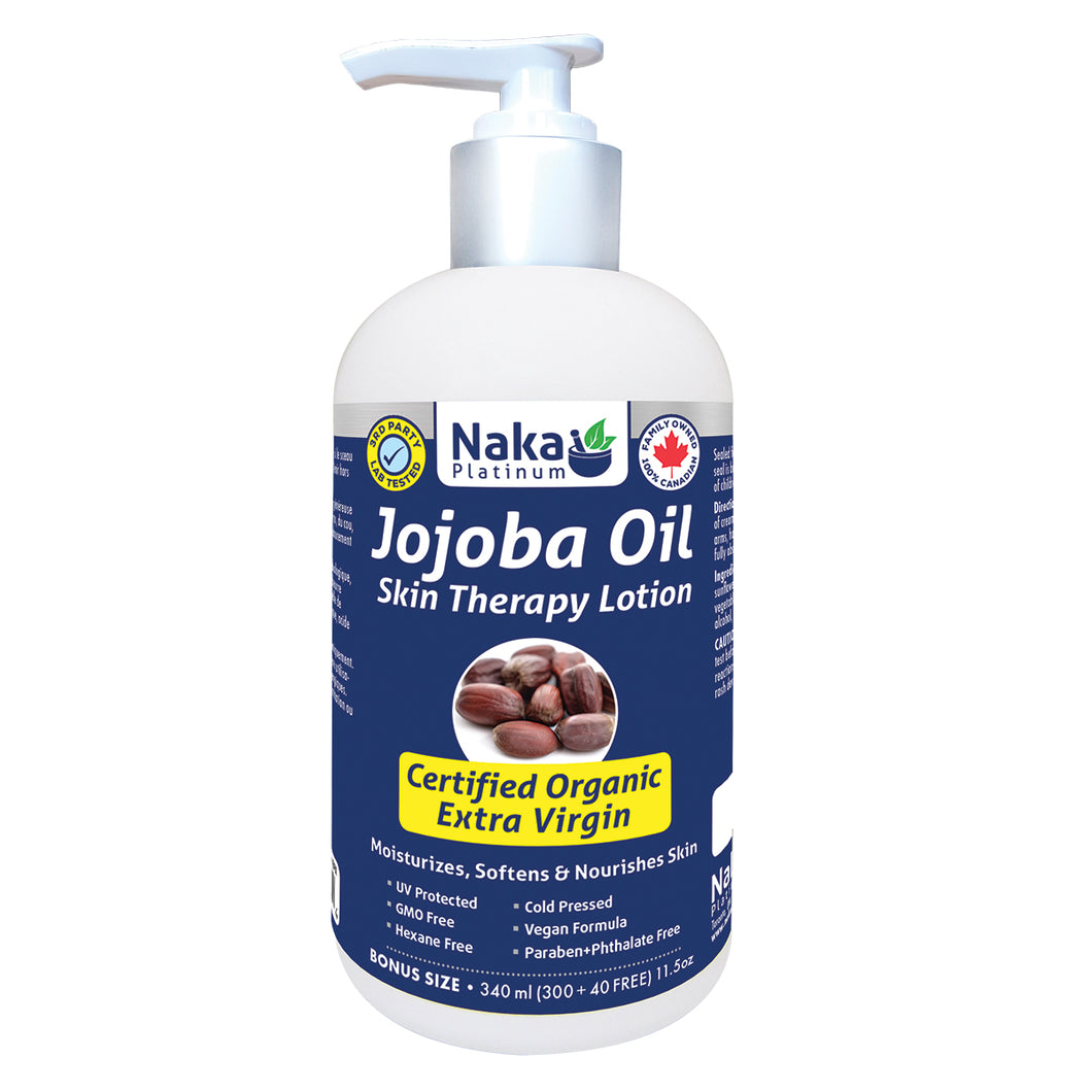 (Bonus Size) Platinum jojoba Oil Skin Therapy Lotion  - 120/340ml