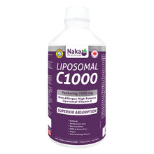 Load image into Gallery viewer, (Bonus Size) Platinum Liposomal Vitamin C 1000mg - 250ml or 750ml
