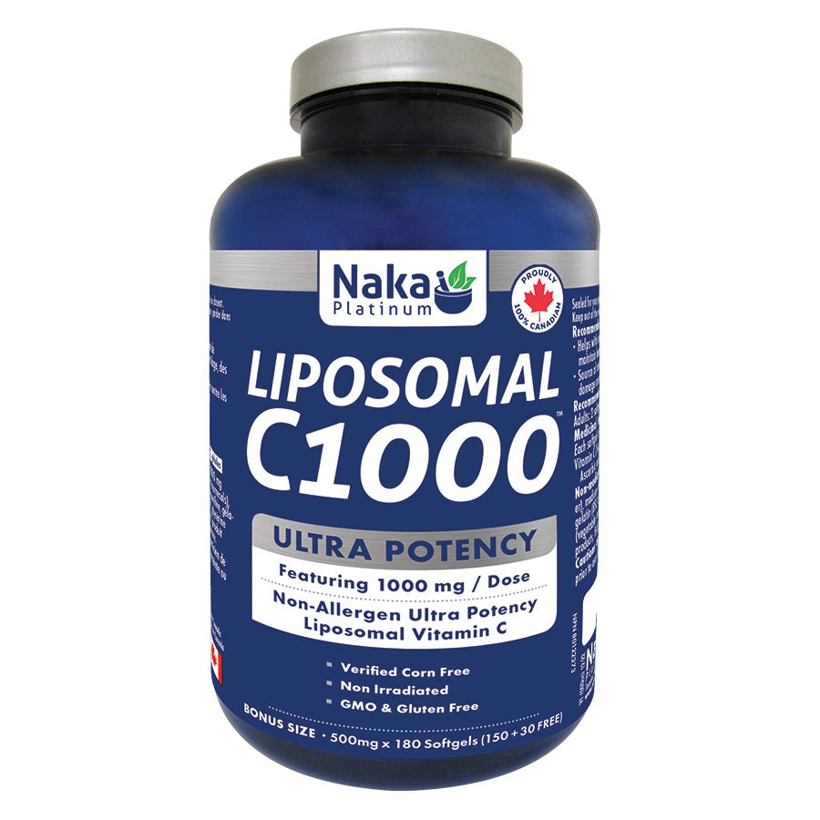 (Taille bonus) Platinum Liposomal C1000 500 mg - 180 gélules