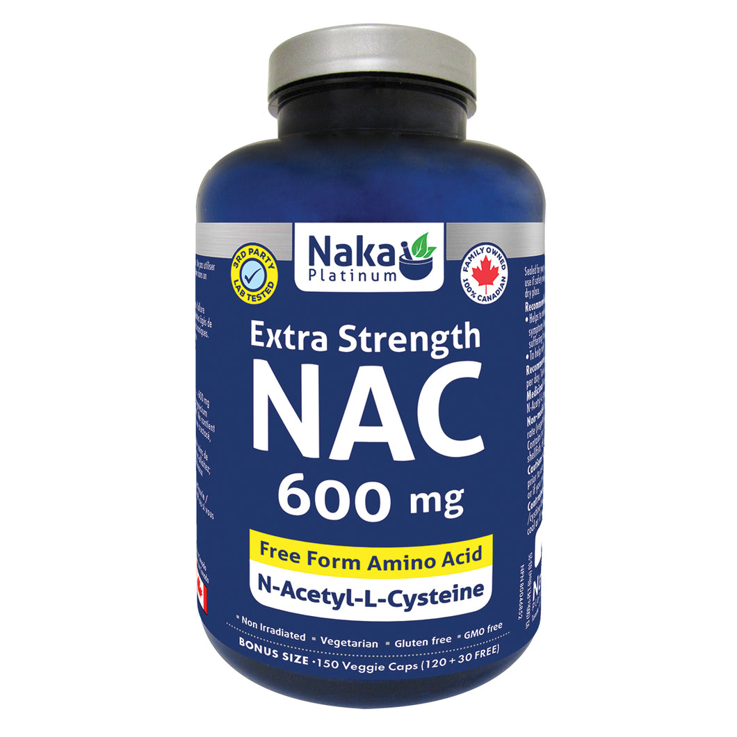 (Taille bonus) Platinum Nutri NAC - 150 -300 vcaps