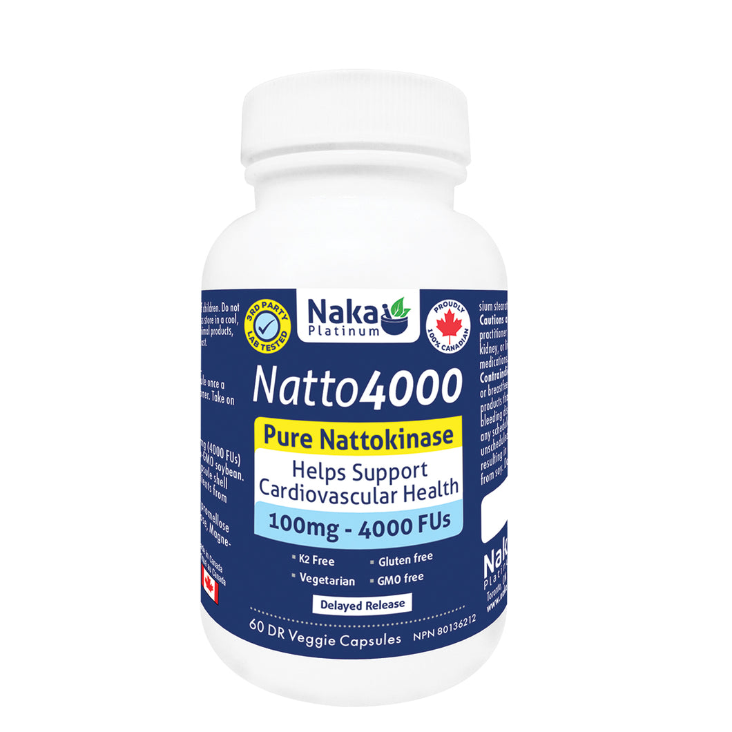 (Taille bonus) Platinum Nattokinase - 75 ou 150 DR vcaps