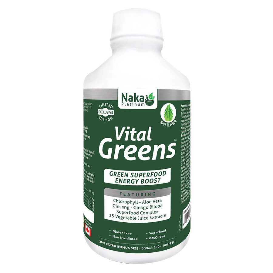 (Taille bonus) Platinum Vital Greens - 600 ml