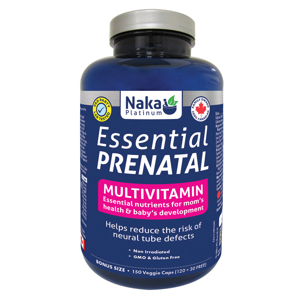 (Bonus Size) Platinum Essential Prenatal - 30/90/150 vcaps
