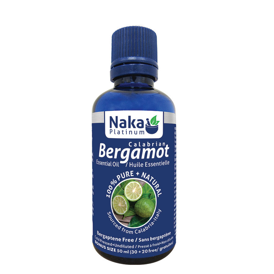 (Format bonus) Huile essentielle de platine – Bergamote – 50 ml