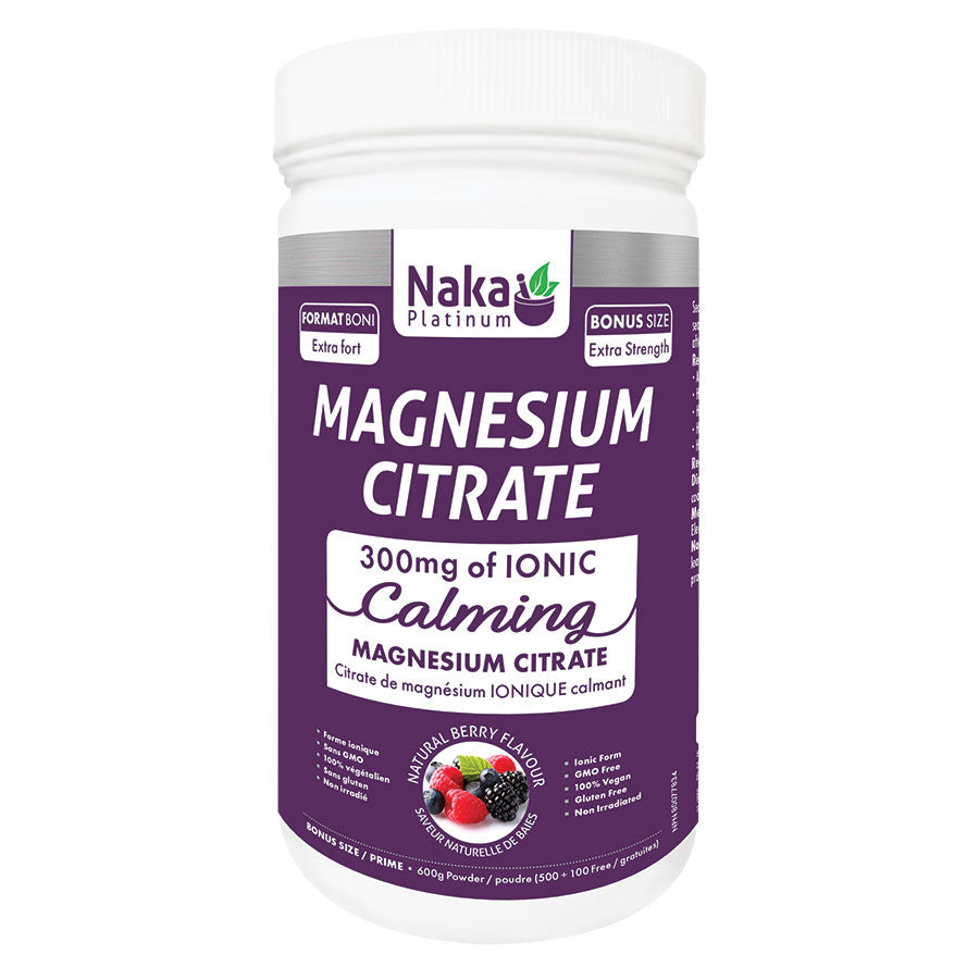 Bonus Size) Platinum Magnesium Citrate Calming - 300g or 600g