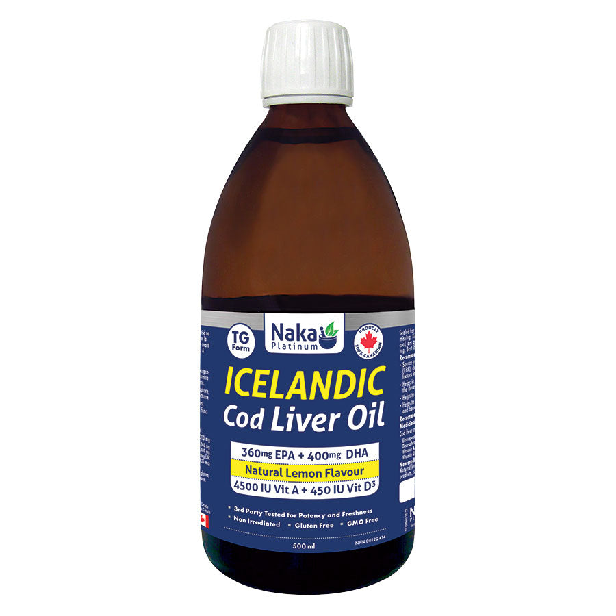 (Bonus Size) Platinum Icelandic Cod Liver Oil - 200 or 500ml