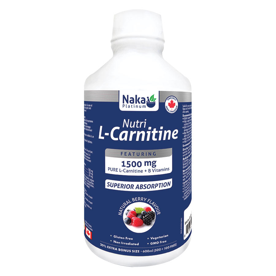 (Taille bonus) Platine L-Carnitine - 600 ml
