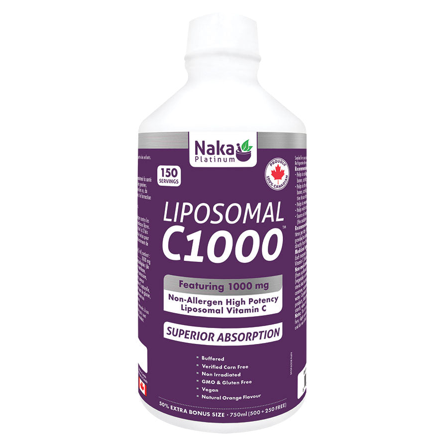 (Taille bonus) Platinum Liposomal C1000 - 250 ml ou 750 ml