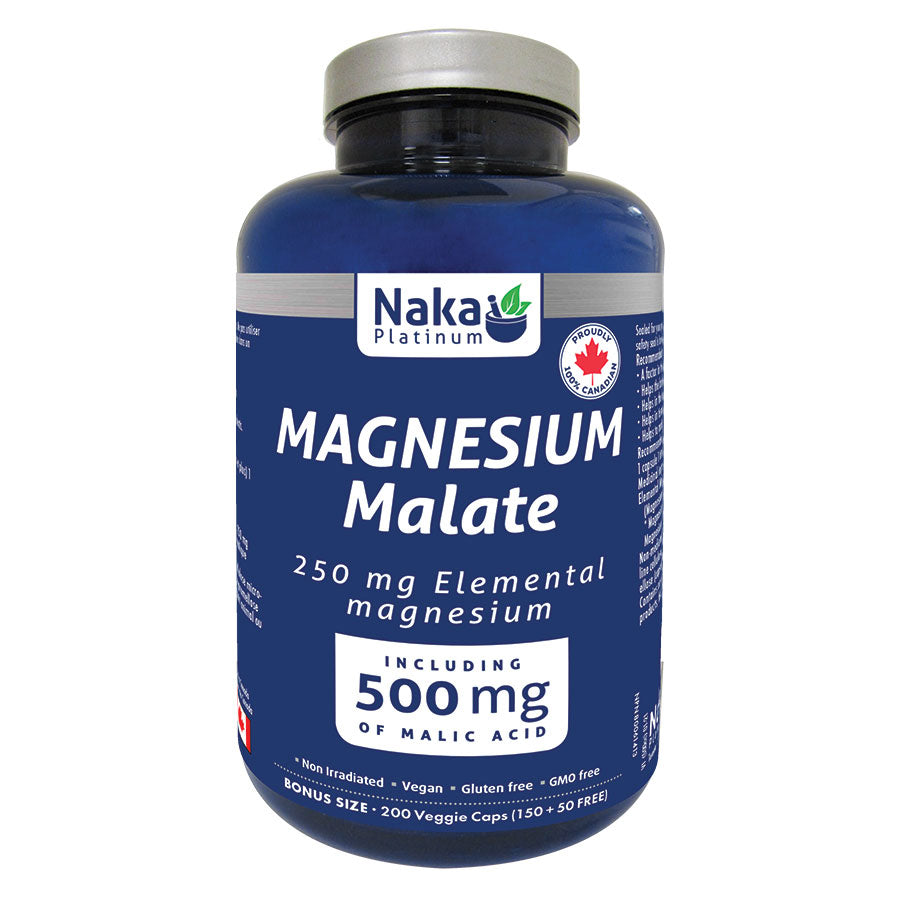 (Taille bonus) Malate de magnésium platine - 200 vcaps