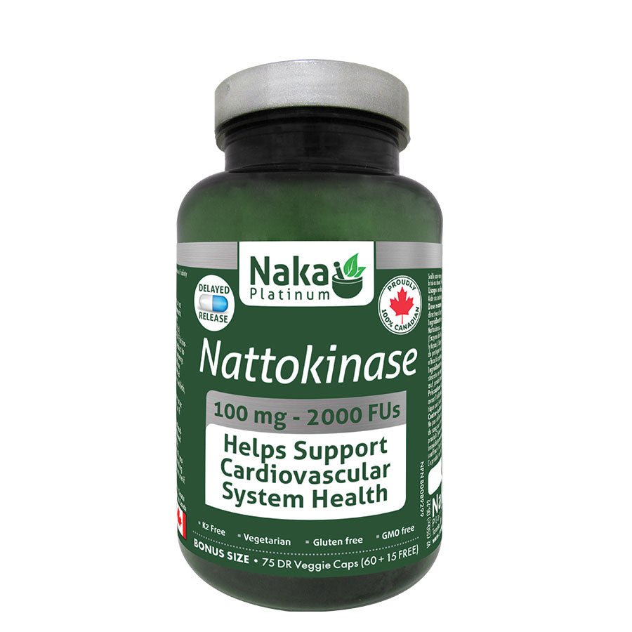 (Bonus Size) Platinum Nattokinase - 75 or 150 DR vcaps