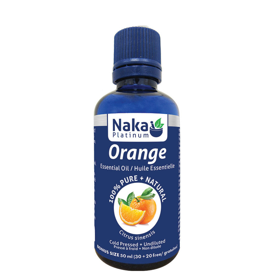(Taille bonus) Huile essentielle de platine - Orange - 50 ml