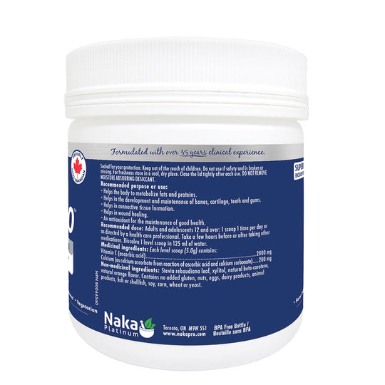 (Bonus Size) Platinum Pro Vitamin C 2000mg - 400g – Naka Pro