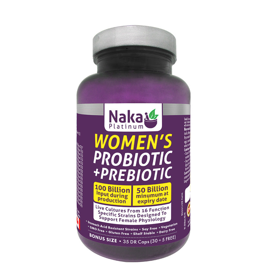 (Taille bonus) Probiotique + prébiotique Platinum pour femmes - 35 gélules DR